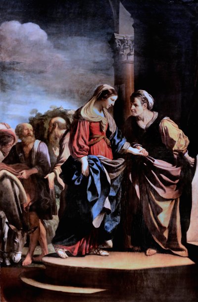 Guercino - La Visitation. A Visitação, 1632 de Guercino