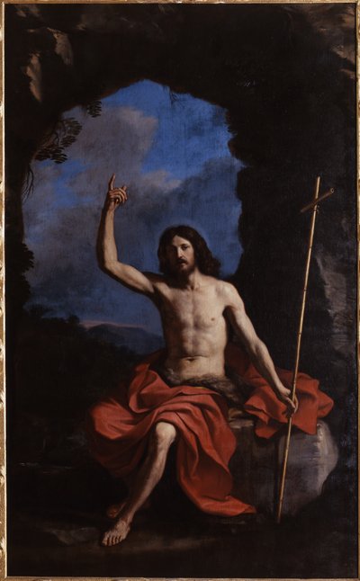Guercino, São João Batista no Deserto, 1650 de Guercino