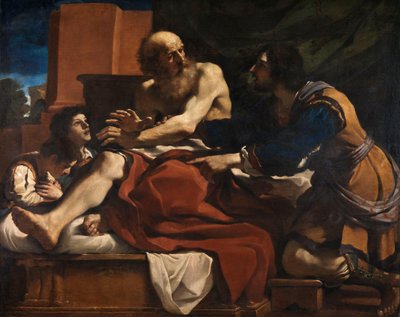 Jacó abençoando os filhos de José de Guercino