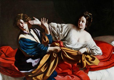 Joseph e Potifhars Esposa, 1631 de Guercino
