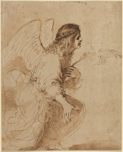 O anjo da Anunciação de Guercino