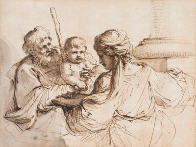A Sagrada Família de Guercino