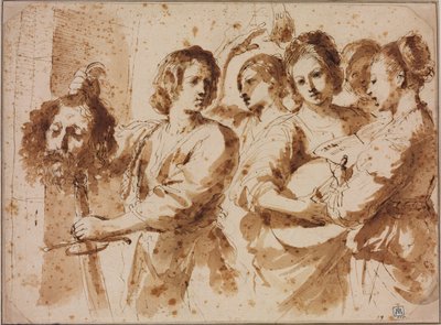 O triunfo de David de Guercino