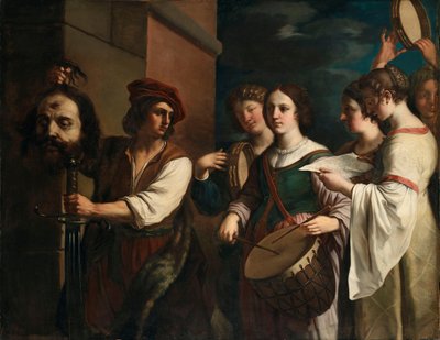 O triunfo de David de Guercino