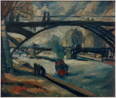 Pontes sobre o Sena em Paris de Götz von Seckendorff