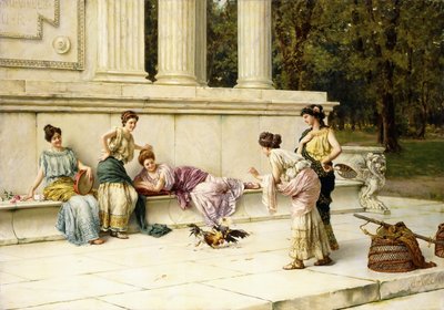 The Cock Fight, de Guglielmo Zocchi