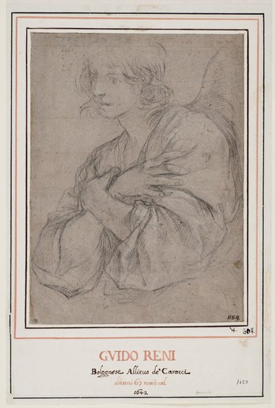Um anjo de braços cruzados de Guido Reni