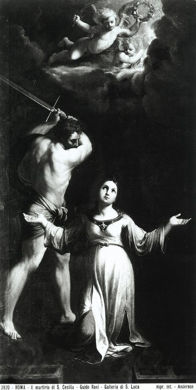 Martírio de Santa Cecília, c.1603 de Guido Reni