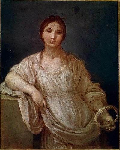 Retrato de Menina com uma coroa (pintura de Guido Reni