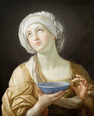 Retrato de uma mulher, 1638-39 de Guido Reni