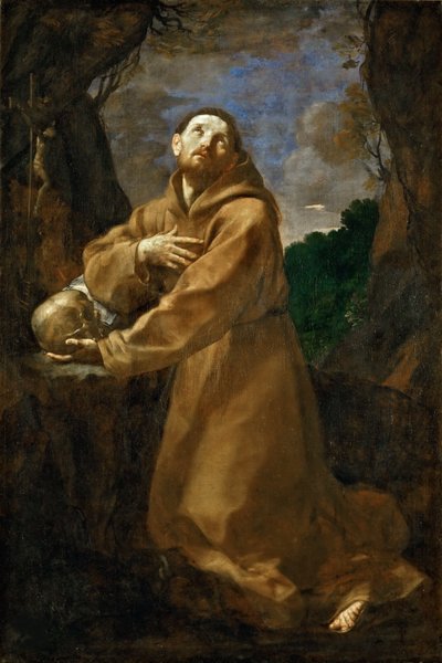 São Francisco de Assis em êxtase, c. 1615 de Guido Reni