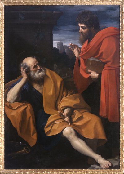 São Paulo e São Pedro penitente, 1603-04 de Guido Reni