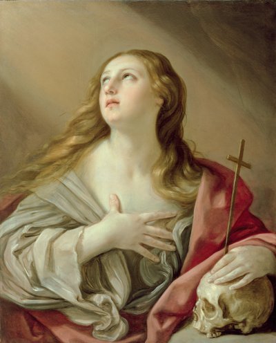 O penitente Madalena, c.1638 (óleo sobre tela) de Guido Reni