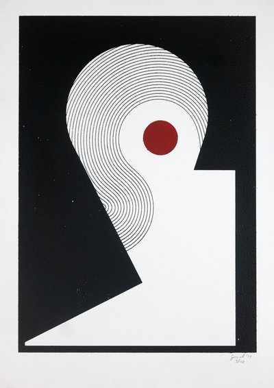 Retrato De Uma Bailarina Nº1, 2019 (serigrafia) de Guilherme Pontes