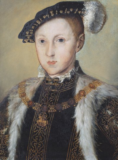 Retrato de Eduardo VI (óleo sobre tela) de Guillaume (attr. to) Scrots