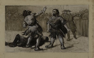 Han da Islândia no tribunal, ca. 1889 (óleo sobre tela) de Guillaume Albert Demarest