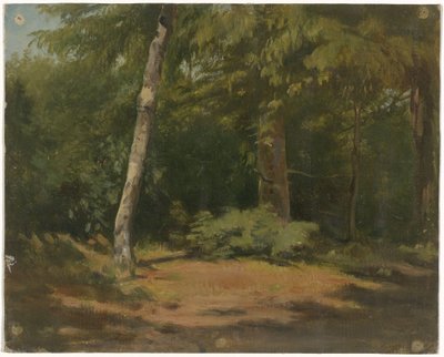 Espaço aberto na floresta de Guillaume Anne van der Brugghen