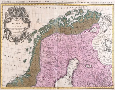 Norte da Noruega, Suécia, Finlândia de Guillaume Delisle