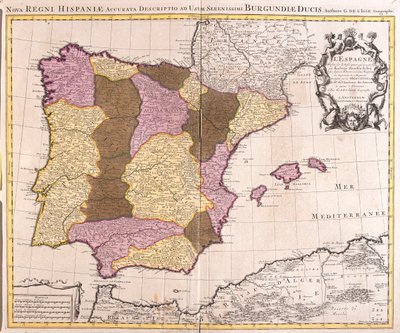 Espanha de Guillaume Delisle