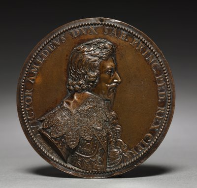 Retrato de Victor Amedeus de Savoy, 1636. de Guillaume Dupre