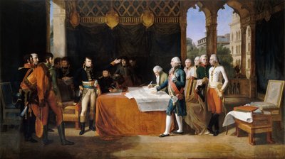 As Preliminares de Leoben, 17 de abril de 1797 de Guillaume Guillon Lethière