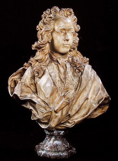 Busto de Luís XV (1710-74) de Guillaume I Coustou