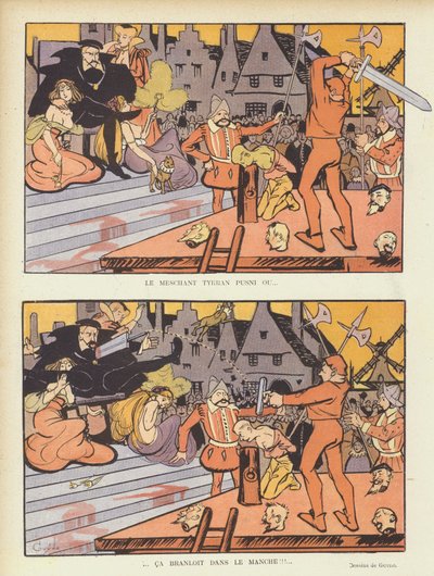 Ilustração para o riso de Guillaume Le Barrois dOrgeval