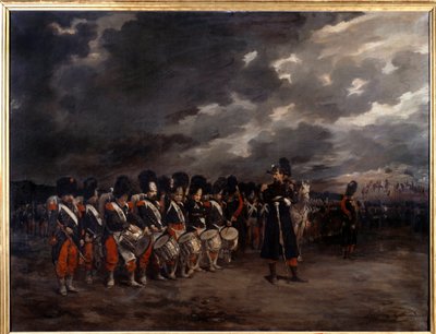 Un drums de la Garde Imperiale - Pintura de Guillaume Regamey (1837-1875) de Guillaume Regamey