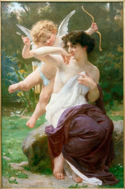 Vénus com Cupido de Guillaume Seignac