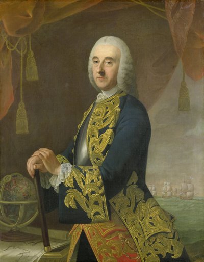 Retrato do Vice-Almirante Hendrik Lijnslager, Filho de Harmen Lijnslager e Judith Allijn de Guillaume de Spinny