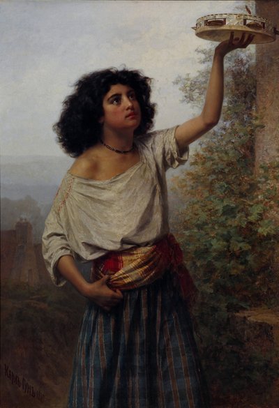 Jovem cigana, 1870 de Gun