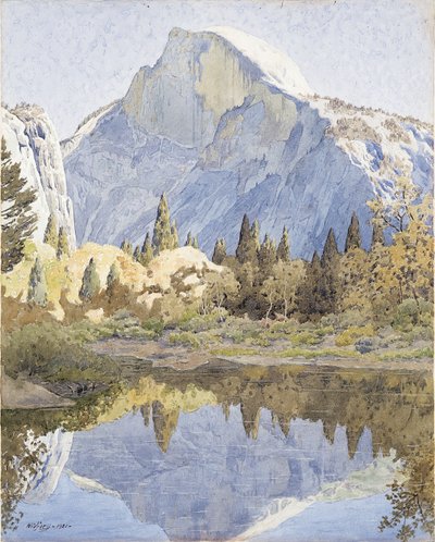 Half Dome e Mirror Lake de Gunnar Widforss