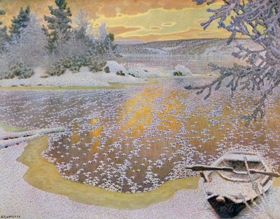 Geada no Gelo de Gustaf Edolf Fjaestad