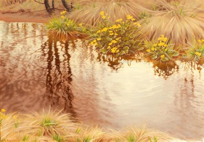 Paisagem de verão costa de Gustaf Edolf Fjaestad