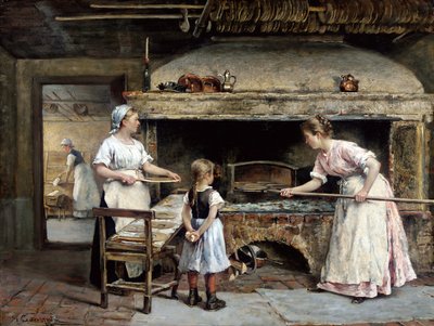 Dentro de uma padaria de Gustaf Olaf Cederstrom