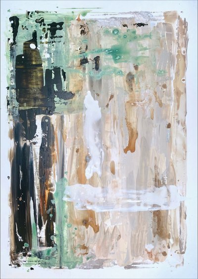 Fluxo abstrato e terroso de Gustaf Tidholm