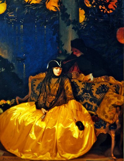 Tentação (óleo sobre tela) de Gustav Bernhard Osterman
