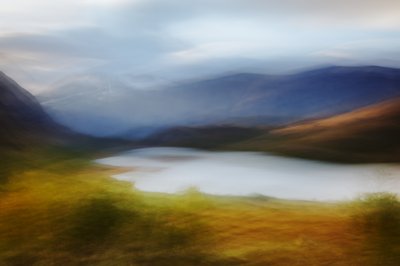 Lago da Montanha Ennevoada de Gustav Davidsson