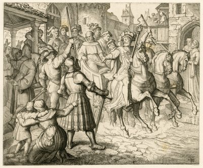 A receção de Martinho Lutero em Worms de Gustav Ferdinand Leopold Konig