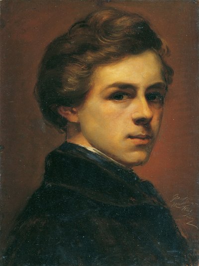 auto-retrato de Gustav Gaul