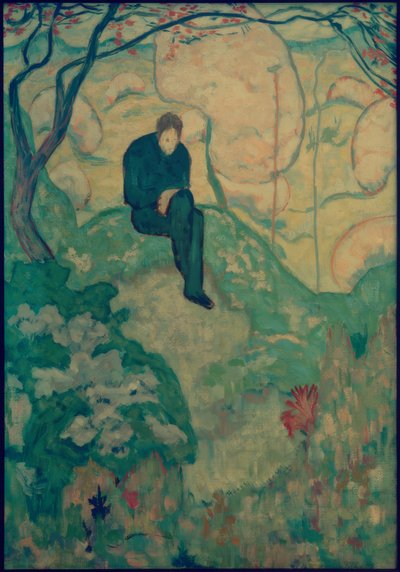 O jovem na paisagem de Gustav Gildemeister