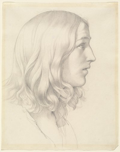 Cabeça de um jovem de Gustav Heinrich Naeke