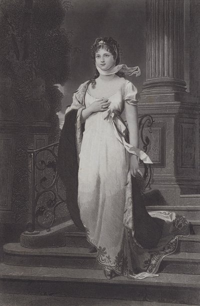 Louise, rainha consorte do rei Frederico Guilherme III da Prússia de Gustav Karl Ludwig Richter