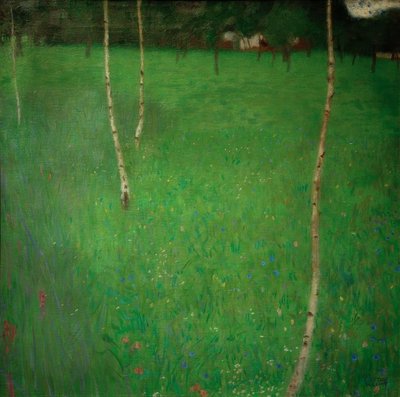 Quinta com bétulas de Gustav Klimt