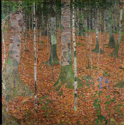Floresta de bétulas de Gustav Klimt