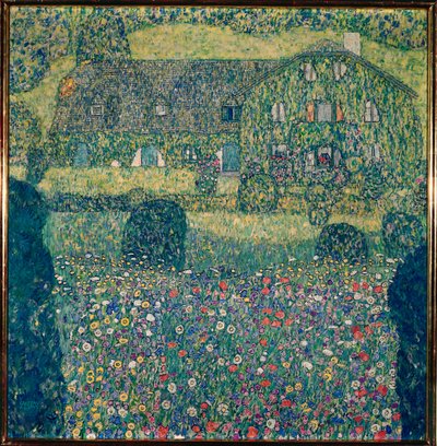 Casa de campo no lago Attersee (Landhaus am Attersee), Alta Áustria de Gustav Klimt