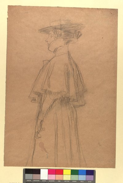 Dame mit Hut und Mantel de Gustav Klimt