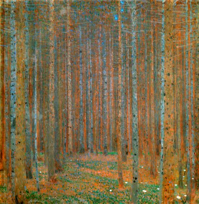 Floresta de abetos I, 1901 de Gustav Klimt