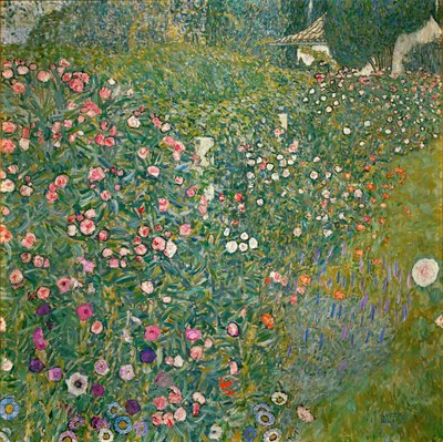 Paisagem hortícola italiana de Gustav Klimt