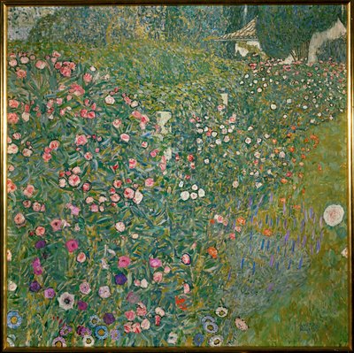 Paisagem de jardim italiano de Gustav Klimt